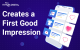 create first good impression