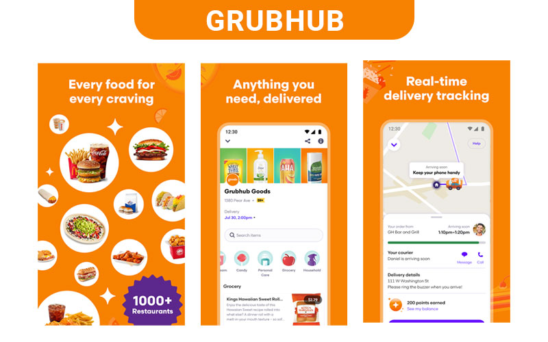 Grub Hub Food App