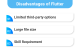 Disadvantages of Using Flutter