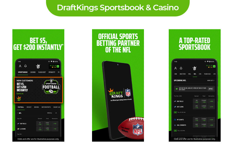 draftkings - most popular fantasy sports app