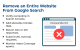 How to Remove Websites From Google Search Entirely